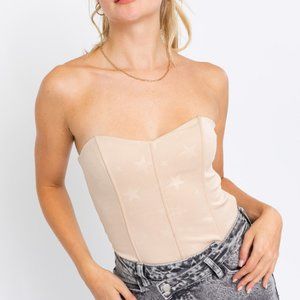 NUDE STAR CORSET BODYSUIT